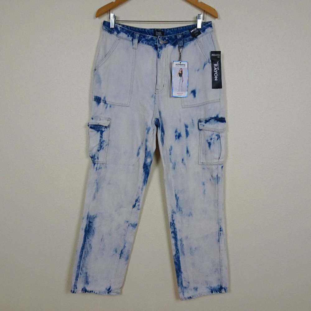 Simple Society Baggy Cargo Jeans Juniors Size 13